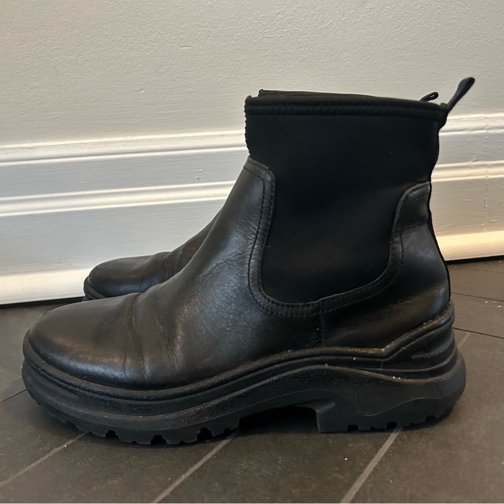 Black Leather Boots
